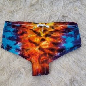 Tie Dye Booty Shorts